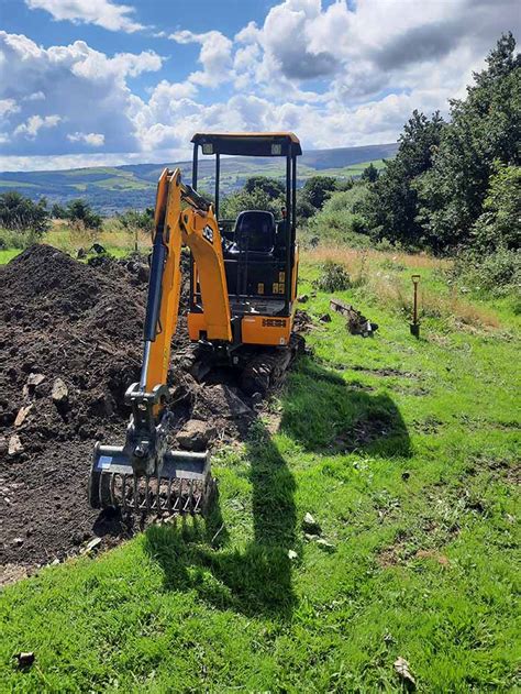 mini digger and driver hire gloucestershire|hire mini digger and operator.